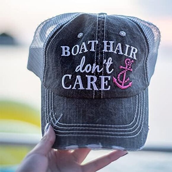 Trucker Hat Cotton Polyester Sun Sun Hat Women Adjustable
